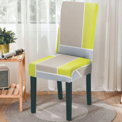 Ģeometrisks ēdamistabas krēsla pārvalks Elastīgs krēsla pārvalks Biroja krēslu aizsargkrēslu pārvalki kāzu banketu ēdamzālē