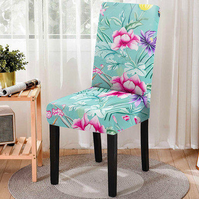 1 gab. Pastorāla stila krēsla pārvalks Elastīgs ēdamistabas krēsla pārvalks spandekss, elastīgs, elastīgs biroja krēsla futrālis, noņemams pret netīrumiem
