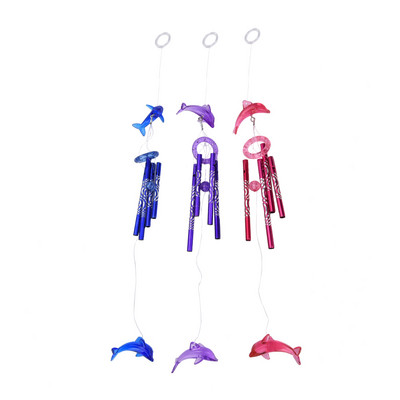 1 tk 3 värvi Kodukaunistus Rippuvad tuulekellad lastele Sünnipäevakingitus Uks Aia kristallist delfiinide tuulekellad