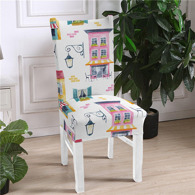 Slatka mačka alpaka navlaka za blagovaonske stolice Spandex elastična navlaka za stolice Rastezljive navlake za stolice za svadbene bankete Blagovaonica