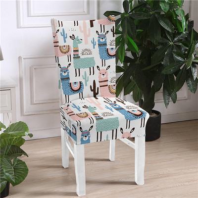 Slatka mačka alpaka navlaka za blagovaonske stolice Spandex elastična navlaka za stolice Rastezljive navlake za stolice za svadbene bankete Blagovaonica