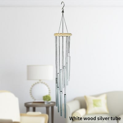 3 вида външни метални вятърни камбанки 18-инчови дворни градински тръби Bell Copper Антични вятърни камбанки Стенен домашен декор Дървени вятърни