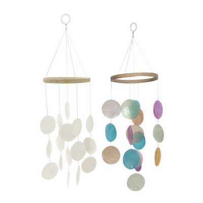 Shell Wind Chimes Sympathy Memorial Windchimes for Yard Outdoor home and indoor Ornament