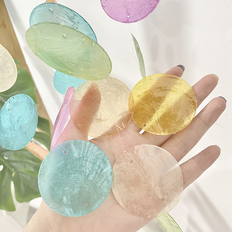 „Shell Wind Chimes Sympathy“ memorialiniai vėjo varpeliai, skirti Yard lauko namų ir patalpų papuošimui