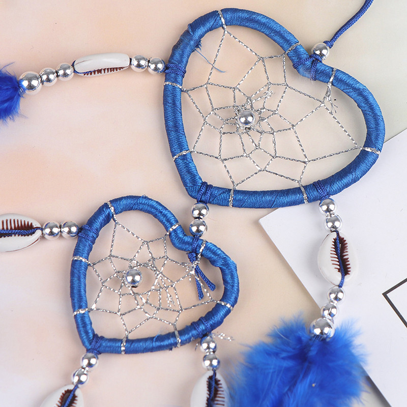 1 vnt. Indijos meilės svajonių gaudyklė vėjo varpeliai, plunksnų puošmena, namų puošmena, pakabinama puošmena rankų darbo pakabinama dovana