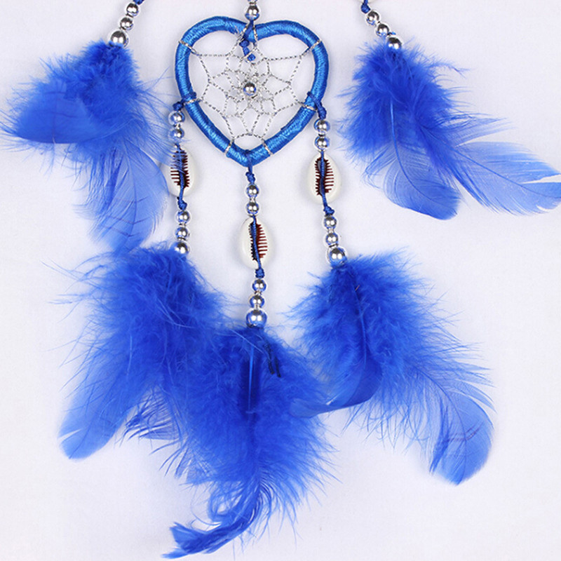 1 vnt. Indijos meilės svajonių gaudyklė vėjo varpeliai, plunksnų puošmena, namų puošmena, pakabinama puošmena rankų darbo pakabinama dovana