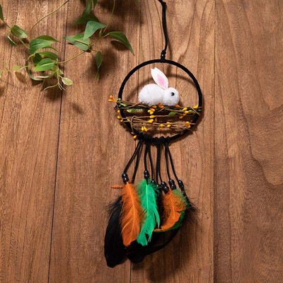 Álomfogó Kreatív Színes Álomfogó lányoknak Ajándékdíszek fal Kézzel készített gyerekeknek Esztétikus szobadekoráció Lakásdekoráció