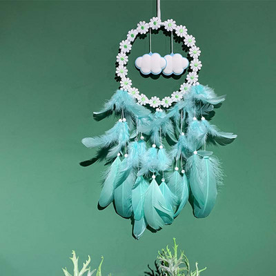 Álomfogó Kreatív Színes Álomfogó lányoknak Ajándékdíszek fal Kézzel készített gyerekeknek Esztétikus szobadekoráció Lakásdekoráció