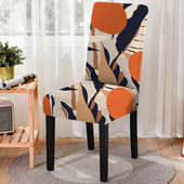 Új Strech elasztikus székhuzat konyhai szennyeződésektől mentes étkező székhuzathoz Spandex üléshuzatok otthoni esküvői banketthez