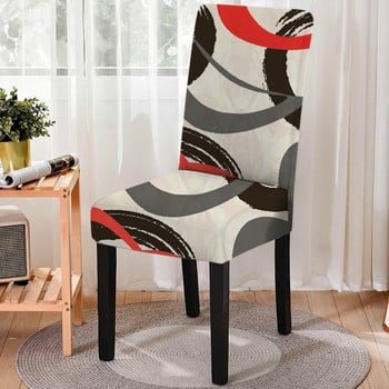 Νέο Strech ελαστικό κάλυμμα καρέκλας για κουζίνα Αντι-βρώμικο κάλυμμα καρέκλας τραπεζαρίας Spandex Καλύμματα καθισμάτων για γαμήλια δεξίωση στο σπίτι Sillas