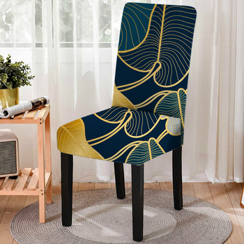 Нова еластична еластична калъфка за кухненски столове против мръсотия Покривало за трапезарни столове Спандекс калъфи за седалки за дома Сватбен банкет Sillas
