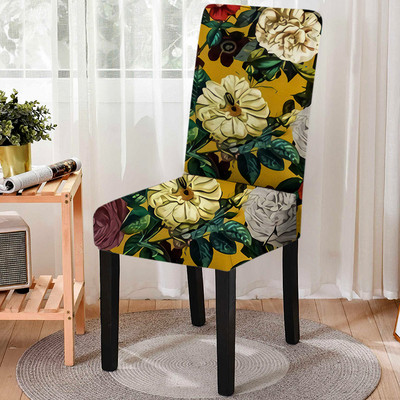 Új Strech elasztikus székhuzat konyhai szennyeződésektől mentes étkező székhuzathoz Spandex üléshuzatok otthoni esküvői banketthez