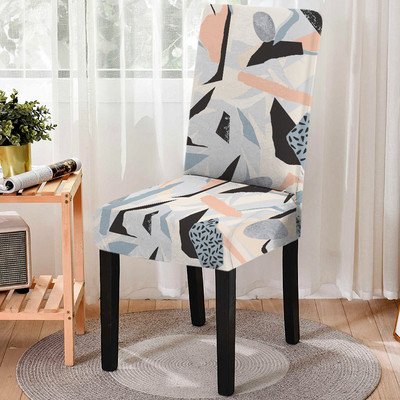 Új Strech elasztikus székhuzat konyhai szennyeződésektől mentes étkező székhuzathoz Spandex üléshuzatok otthoni esküvői banketthez