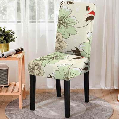 Új Strech elasztikus székhuzat konyhai szennyeződésektől mentes étkező székhuzathoz Spandex üléshuzatok otthoni esküvői banketthez