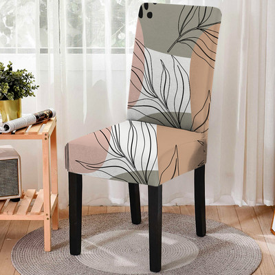 Új Strech elasztikus székhuzat konyhai szennyeződésektől mentes étkező székhuzathoz Spandex üléshuzatok otthoni esküvői banketthez