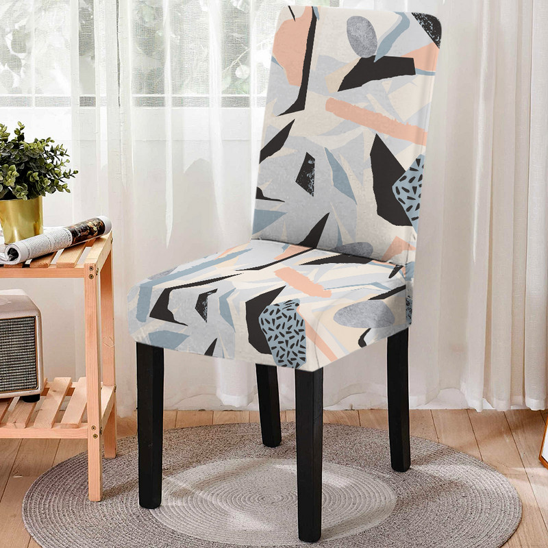 Új Strech elasztikus székhuzat konyhai szennyeződésektől mentes étkező székhuzathoz Spandex üléshuzatok otthoni esküvői banketthez