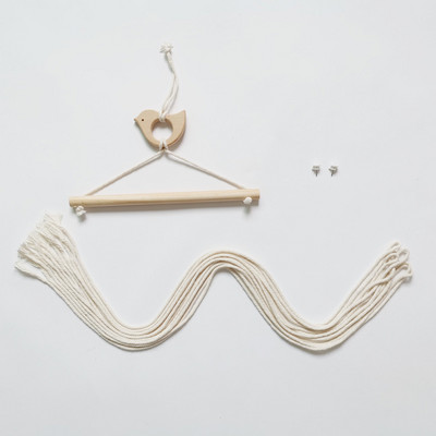 Дървен държач за бебешки щипки за коса Карикатура Органайзер за ленти за коса Монтиран на стена Поставка за съхранение на бижута за момичета за декорация на стая Орнаменти