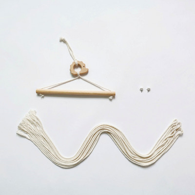 Дървен държач за бебешки щипки за коса Карикатура Органайзер за ленти за коса Монтиран на стена Поставка за съхранение на бижута за момичета за декорация на стая Орнаменти