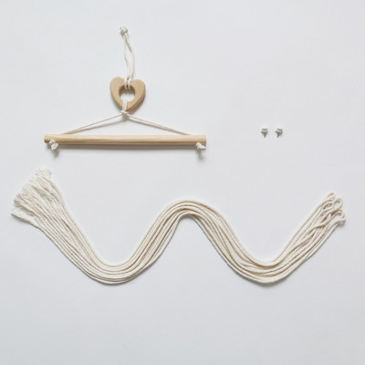 Дървен държач за бебешки щипки за коса Карикатура Органайзер за ленти за коса Монтиран на стена Поставка за съхранение на бижута за момичета за декорация на стая Орнаменти