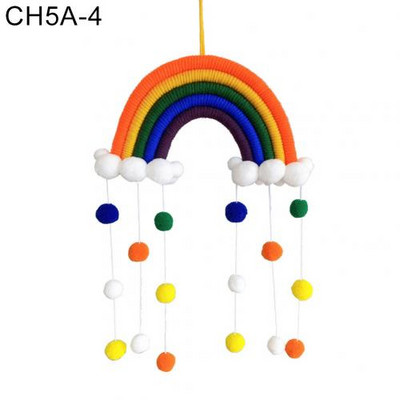 Pletena dugina kugla privjesak Viseći ukras za dječju sobu Balkon Dekoracija zidova doma Ručno tkani viseći ukras duginog dizajna