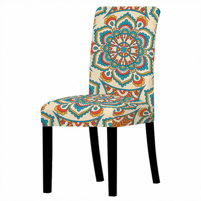 Bohemia Spandex krēslu pārvalks ēdamistabai Persia Print Krēslu pārvalki ar augstu atzveltni viesistabas ballīšu kāzu dekorēšanai