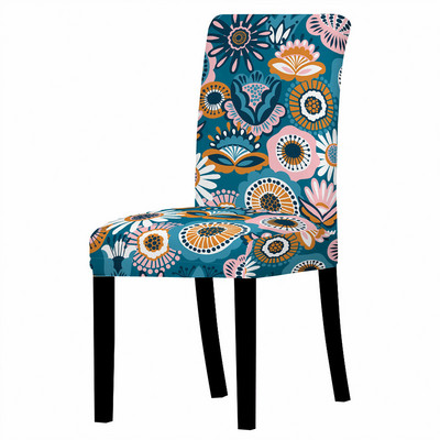 Bohemia Spandex krēslu pārvalks ēdamistabai Persia Print Krēslu pārvalki ar augstu atzveltni viesistabas ballīšu kāzu dekorēšanai