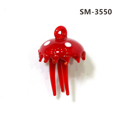 2Gb sudraba folija jaukas medūzas mini figūriņas stikla kulons akvārija dekoru piederumi modes DIY sieviešu rotaslietu izgatavošanas piederumi