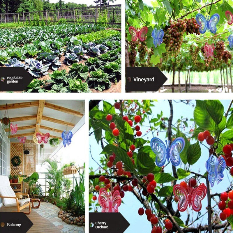 Südameliblikas Tuulevurrid Rippuvad kaunistused Linnutõrjevahend Tuulepüüdja Pöörlev tuulekell Koduaia õuekaunistused