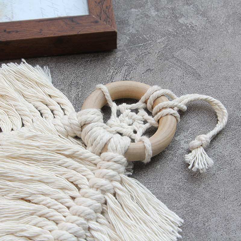 Macrame Viseći ručno rađeni pernati šarm goblen Dekoracija dječje sobe Hvatač snova Šarm Nordijski ukrasi Boho zid