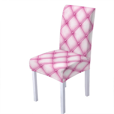 3D ģeometriskā stila druka Elastīgs krēsla pārvalks Virtuve Ēdamistaba Ēdamistabas krēsli Aizsarg futrālis Sēdekļu pārvalki kāzu banketiem