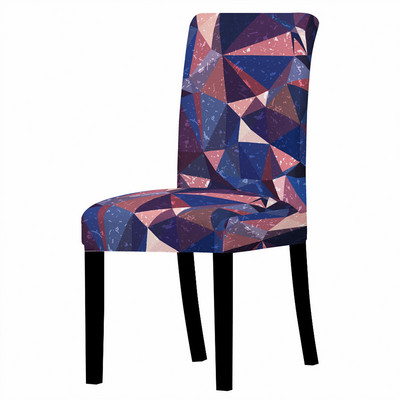 Ģeometrijas krēsla pārvalks Dzīvojamās istabas Ēdamistabas Elastīgie Krēslu Pārvalki Spandex Elastīgie Elastīgi Biroja Krēsla futrālis Pretnetīrības Noņemams 1PC