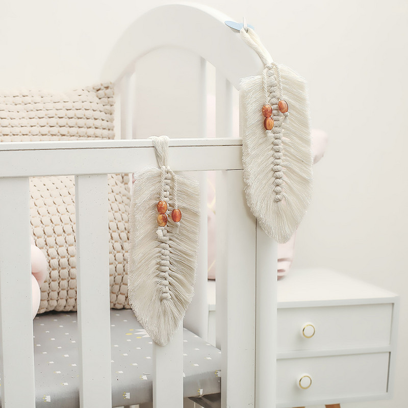 Levél makramé fal lakberendezési akasztó makramé álomfogó karácsonyi szoba dekoráció nappali dekor esküvői parti