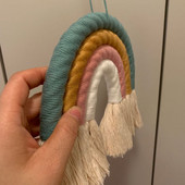 Ziemeļvalstu auduma varavīksnes sienas piekares bērnudārza kopmītņu istabas dekorēšanai ballīšu piederumiem Q1QC