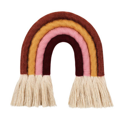 Ziemeļvalstu auduma varavīksnes sienas piekares bērnudārza kopmītņu istabas dekorēšanai ballīšu piederumiem Q1QC