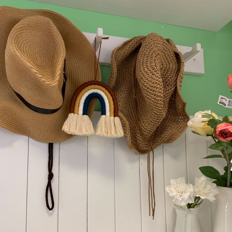 Ziemeļvalstu auduma varavīksnes sienas piekares bērnudārza kopmītņu istabas dekorēšanai ballīšu piederumiem Q1QC