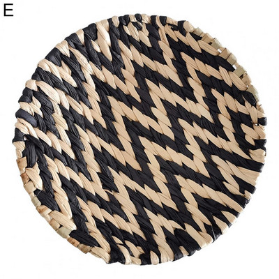 Austas sieninis krepšelio dekoras Natūralus Boho jūros žolių dubuo vaisiams iš rotango pakabinamas dekoratyvus namams miegamojo virtuvės svetainės komplektas iš 1