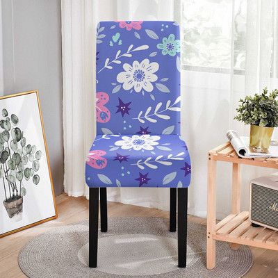 Lilletaime tooli kate kõrge seljatoega Multifunktsionaalne pestav määrdumisvastane söögitoolide ümbris Stretch tooli kate peo banketi jaoks