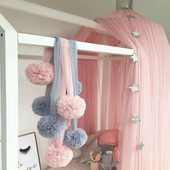 1Gb. Dzijas rotājumu rotājumu vītne kāzām vai ballītēm Bērnu istabas moskītu tīkls Bērnu gultiņa Tīkla piederumi Telpas dekors Mājas dekors