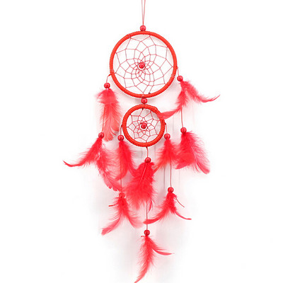 Mini Dream Catcher automobilio pakabukas vėjo varpelių plunksnų dekoras Rankų darbo svajonių gaudyklės dovanos namų dekoravimui ir pakabinamoms puošmenoms