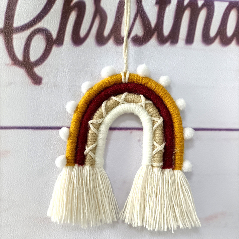 2021 m. vaivorykštės spalvos dekoratyvinis žaislas, skirtas Boho namų dekoravimui Vakarėlio reikmenys Miegamojo fonas vaikų darželio bendrabučio kambario dekoras