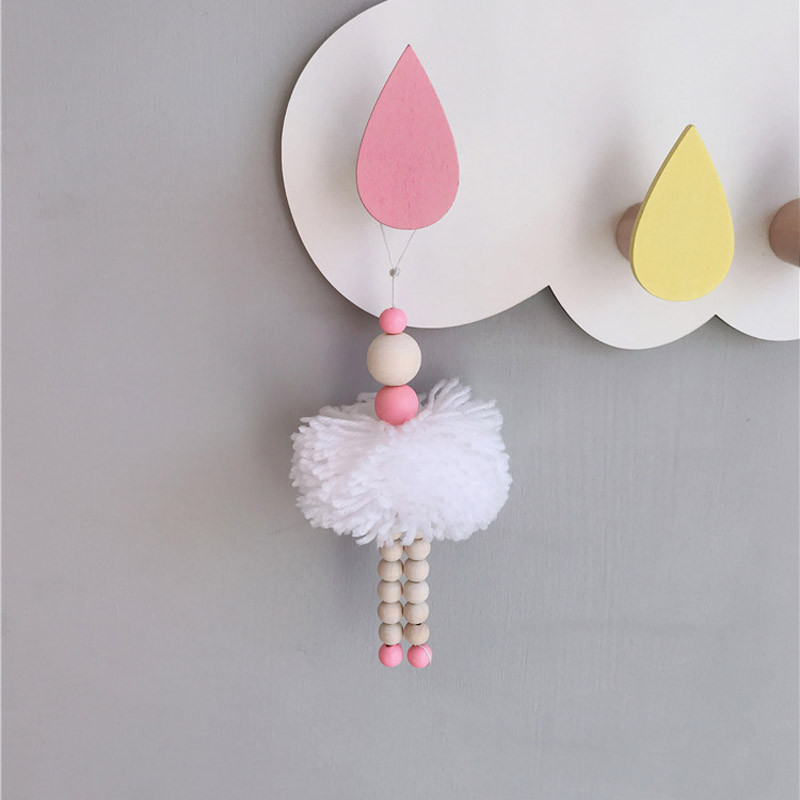 Klasiskā baleta meitenes rotājums koka krelles rotājumi dejotāju bērnistaba bērnu istabas dekors soma piekarināma dekorācija fotografēšanas rekvizīti