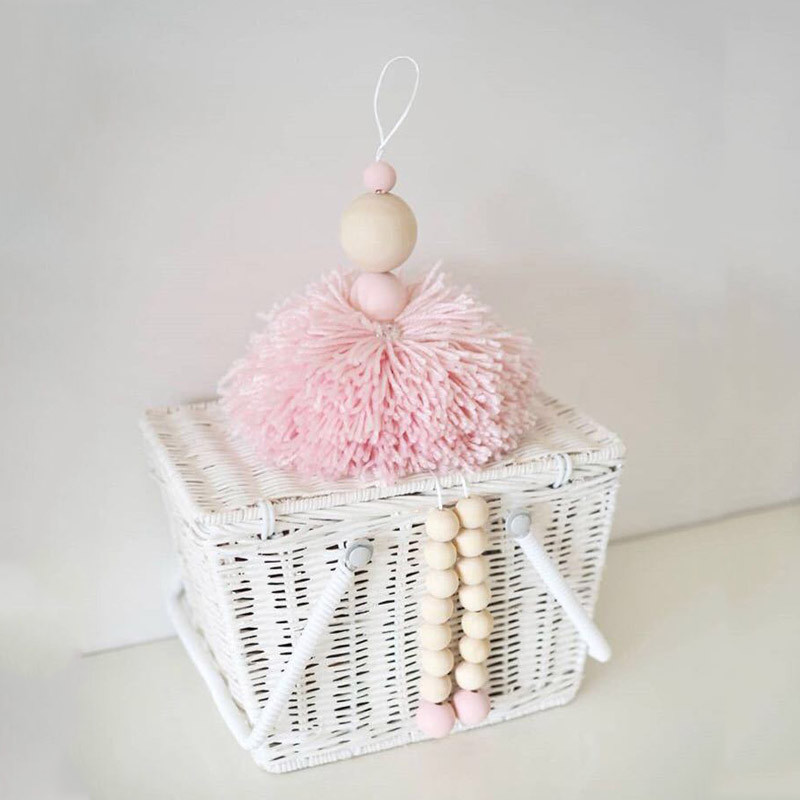 Klasiskā baleta meitenes rotājums koka krelles rotājumi dejotāju bērnistaba bērnu istabas dekors soma piekarināma dekorācija fotografēšanas rekvizīti