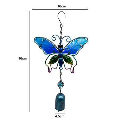 Ar rokām darināts putnu vēja zvans sienas logam durvju vēja zvana piekārtiem rotājumiem Vintage mājas dārza kampaņu dekorēšanas amatniecība
