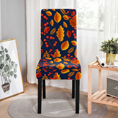 Elastingas kėdės užvalkalas su gėlių spauda tamprus kėdės užvalkalas vestuvėms viešbučiams banketams.