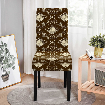 Stretch krēsla pārvalks Vintage Bohemian Mandala Print Krēslu pārvalki Pretnetīrs biroja krēsla aizsargs kāzu banketu sillas