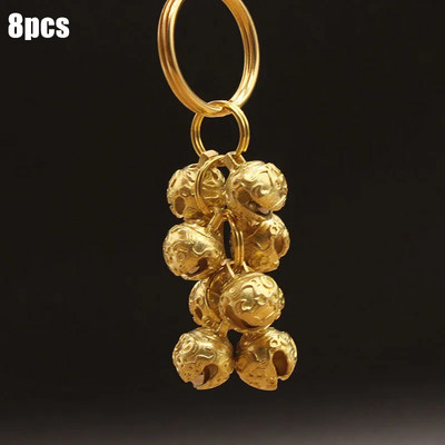 Kūrybingi žalvario rankdarbiai liejami vėjo varpeliai varpelio raktas automobilio mygtukas vėjo varpas Tibeto bronzos varpelio dovana namų dekoravimo pakabukas