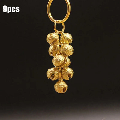 Kūrybingi žalvario rankdarbiai liejami vėjo varpeliai varpelio raktas automobilio mygtukas vėjo varpas Tibeto bronzos varpelio dovana namų dekoravimo pakabukas