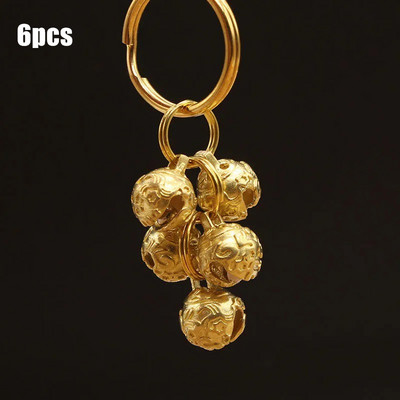 Kūrybingi žalvario rankdarbiai liejami vėjo varpeliai varpelio raktas automobilio mygtukas vėjo varpas Tibeto bronzos varpelio dovana namų dekoravimo pakabukas