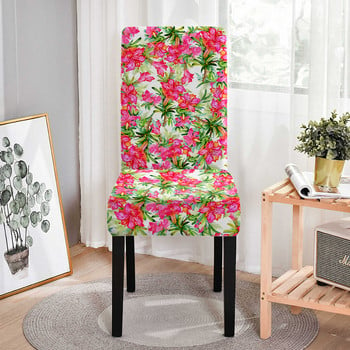 Vintage μοτίβο λουλουδιών Ελαστικό κάλυμμα καρέκλας Stretch καλύμματα καρέκλας για τραπεζαρία Ψηλές καρέκλες πλάτης Παντόφλες για γαμήλια δεξίωση