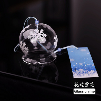 Japāņu vēja zvans Japānas vēja zvani ar rokām darināti stikla mēbeles mājas dekori Spa virtuves biroja dekori Sakuras ķiršu ziedu raksts